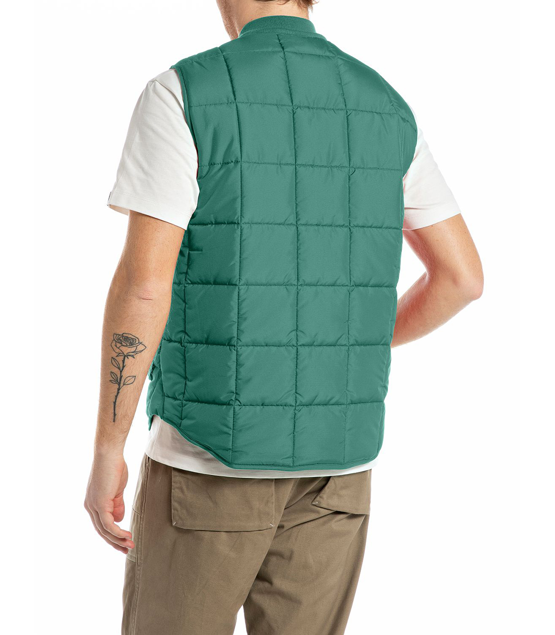 リサイクルリップストップポリ ベスト 詳細画像 グリーン 2